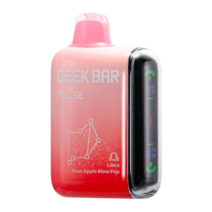 Sour Apple B-Pop Geek Bar Pulse 15000 Puffs