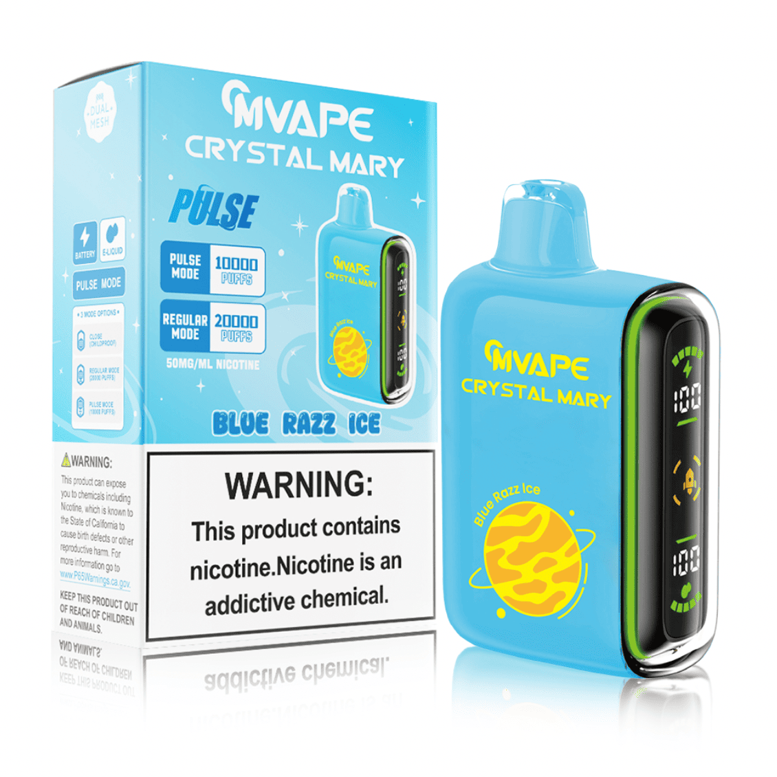 CRYSTAL MARY PULSE BLUE RAZZ ICE