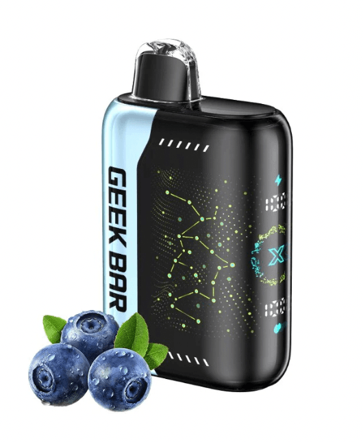 Geek Bar Pulse X Blue Razz disposable vape features